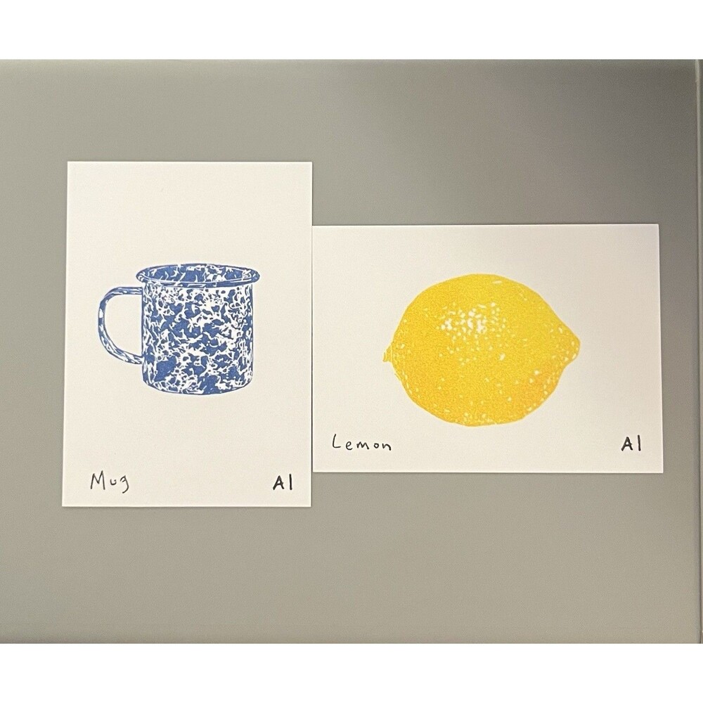 Ana Inciardi Mini Print Set - Mug and Lemon